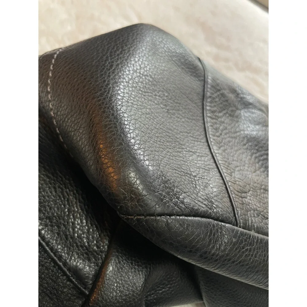 Coach Park Carrie Pebbled Leather Tote Bag
